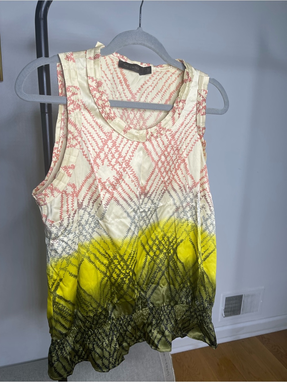 The Limited Pink, Yellow & Gray Ombre Sleeveless Tank